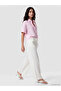 Lcw vision pink striped Oversized women's shirt - 2