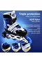ULHYC Inline Skates, Breathable and Comfortable Beginner Roller Skates, Roller Skates Blades with 4 - 7