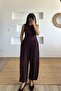 Brown Basic Shalwar Jumpsuit
