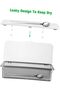 Plastic Silverware Organizer with Lid & Drainer - Expandable Cutlery Tray for Kitchen Drawer, Utensi - 7