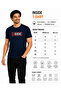 Inside Premium Unisex T-Shirt 100% Cotton Modern Navy Blue T-Shirt - 7