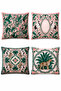 Artistic Leopard Patterned 4-Piece Throw Pillow Cover Set - 3