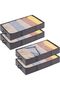 4 Pack UnderBed Storage Bags with Lid, Clothes Storage Boxes Foldable Under bed Storage Orga