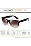 Classic Square Sunglasses for Men Women Polarized UV400 Protection | Lightweight Rectangular - 5
