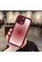 iPhone 16 Pro Compatible Burgundy Fuzzy Gradient Star Pattern Silicone Case, Aesthetic Shock-Resistant - 2
