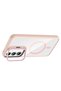 Galaxy A35 Case with Camera Stand, Magsafe Compatible, Transparent Back, Silicone - 6