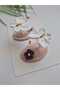 Buckle End Buckle Kelebeğim Pinterst Model Handmade 100% Cotton Anti-Allergic 2-Piece Snap Buckle Set - 3