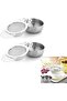 Tea Strainer For Loose Tea, 2 PCS Fine Mesh Stainless Steel Infusers with Drip Bowl, Double W