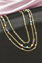 Heart Enamel Triple Necklace - 2