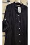 Italian Linen Long Dress with Floral Sequin Embroidery - 5
