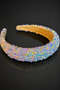 Bym2024 Colorful Candy Crystal Women's Hair Crown Evening Dress Daily Shiny Hair Accessory - 3
