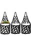 Plant Hanger Macrame 3 Pieces Breathable Woven Storage Basket | Boho Cotton Rope Small Macrame Plant