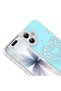 iPhone 17 Case Drop Rhinestone Heart Pattern Rivas Hard Pc Cover - 2