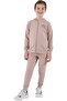 Boy's Hooded Back-Printed Zippered Tracksuit Set 2-8 Years Beige - 2