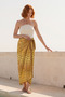 Large Maxi Beach Pareo - Non-See-Through Shiny Fabric - 120X155 cm - 4