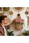 Macrame Plant Hanger Boho Macrame Space Saving Storage | Plant Pot Hanger Boho Wall Decor for Home B - 3