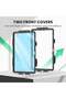 Heavy Duty Shockproof Case for Samsung Galaxy Tab S9 and S10 Lite / S10 11-Inch (2023), with Screen Protector, 360° Rotating Stand, Hand Strap, Shoulder Strap & Pen Holder (Black) - 2