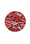 Long pipe cutting bead diameter 2mm length 10 mm - 60 grams - red white - bnc278 - 2