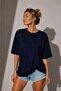 Swedish Quality Women's Crew Neck Oversize Plain Basic T-Shirt / Tee Shirt - 2