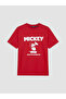 Xside Red Printed 100% Cotton Women's T-Shirt - 5