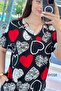 Ring Detail Viscose Dress 6Y016 - 4