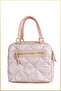 Saly Women's Quilted Parachute Fabric Hand and Shoulder Bag - Powder - 3