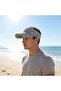 Women's foldable sun hat black wide brim ponytail UV. - 3
