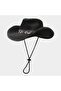 Women's straw cowboy hat wide brim beach/vacation. - 2