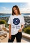 Unisex Oversize Tennis Printed T-Shirt 100% Cotton Tennis Themed Comfortable Fit Short Sleeve T-Shirt