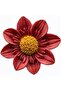 5cm Dahlia Star Flower Silicone Mold K-1589, Stone Powder Soap Plaster Candle Mold - 7