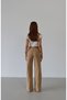 Women's Mustard High Waist Wide Leg Loose Denim Jeans - 6