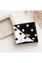 Azure Signature Women's Polka Dot Satin Scarf with Gold Brooch Detail, Multi-Purpose Neck and Waist Bandana and Bag Accessory 70X70 - 6