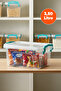 5 Pieces 3.50 Liter Food Storage Container with Lid, Legume Storage Container - 3