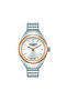 Analog Silver Dial Ring Watch - LC08357.530