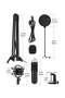 USB Condenser Microphone Kit with Adjustable Stand Black - 6