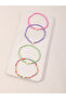 Pack of 4 Heart and Star Charms Beaded Bracelet - 3