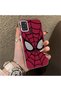 Samsung Galaxy A21S Compatible Silicone Edge Hard Back Case Couple Spiderman Patterned Phone Case - 3