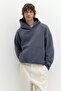 STWD kutu kesim kapüşonlu sweatshirt