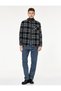 Regular Fit Buttoned Long Sleeve Classic Collar Lumberjack Shirt with Pockets - 2