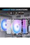 Z4Pro Mist 120mm ARGB CPU Air Cooler, ARGB PWM,200W TDP, 4x6mm Heatpipes,Intel/AMD, White - 6