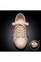 Cream Color Lace Mesh Patterned Flat Shoelaces Sports - 2