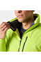 Men's Crew Hooded Midlayer Fleece Glossy Green Coat 2 - 5