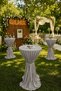 Dertsiz Tied Bistro Tablecloth - Wedding Event Organization Hotel Restaurant Cocktail Table Cover