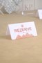 Plexiglass Table Top Reserved Sign 10 Pieces - 2