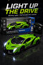 Lamborghini Veneno 1:14 Scale Remote Control Car – Lime Green R/C Supercar with Working Lights, Full Function Forward/Reverse & Left/Right Steering, Remote Controller, 6+ Years - 7