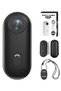4K Ultra HD Wearable Mini Sports Camera – Thumb-Sized Magnetic Action Cam with 30m Waterproof, 360° Clip, 150-Min Battery, Wi-Fi, H.265, Hands-Free POV Recording for Cycling, Diving, Vlogging