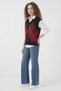 Women's V-Neck Knitwear Sweater D. Black - 2