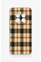 Realme 12 4g Compatible Cream Plaid Patterned Silicone Case - 2