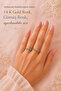 Adjustable Bow Ring with Zircon Stone - 4
