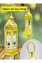 Ramadan Golden LED Lantern – Battery Operated Islamic Decorative Hanging Light for Ramzan & Eid Home Décor, Indoor Outdoor Festive Lantern (No Installation Required) - 8
